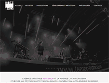 Tablet Screenshot of noteonly.com